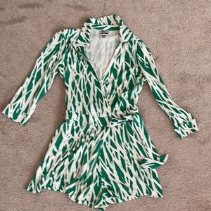 DVF wrap romper